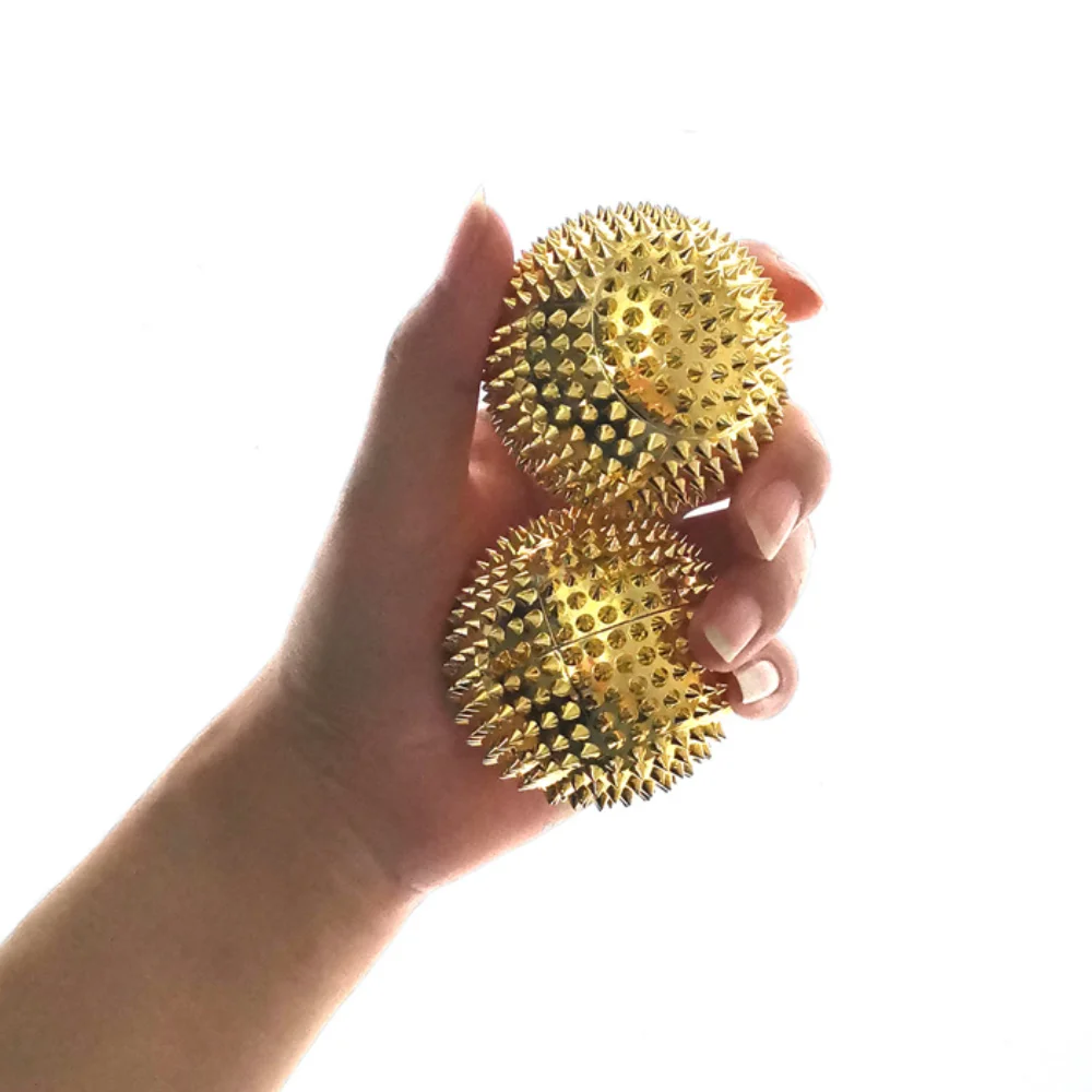 

3.2cm Yoga Fitness Ball Magnetic Therapy Massager Magnet Hand Acupuncture Ball Acupoint Needle Massage Men Women Pressure Relief