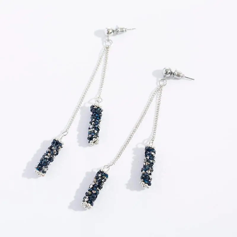 

PTQASP Korean Star The Same Paragraph Fashion Imitation Pearl Tassel Earrings Wholesale Jewelry Earrings Female Section Vintage