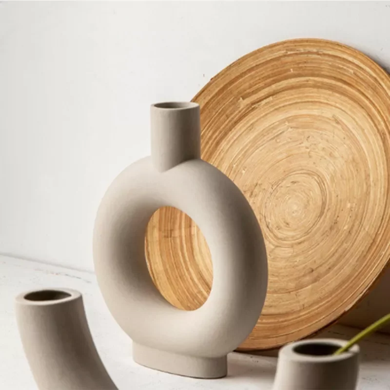 

NEW Nordic ceramic vase decoration white vegetarian ceramic pot art vase home decoration