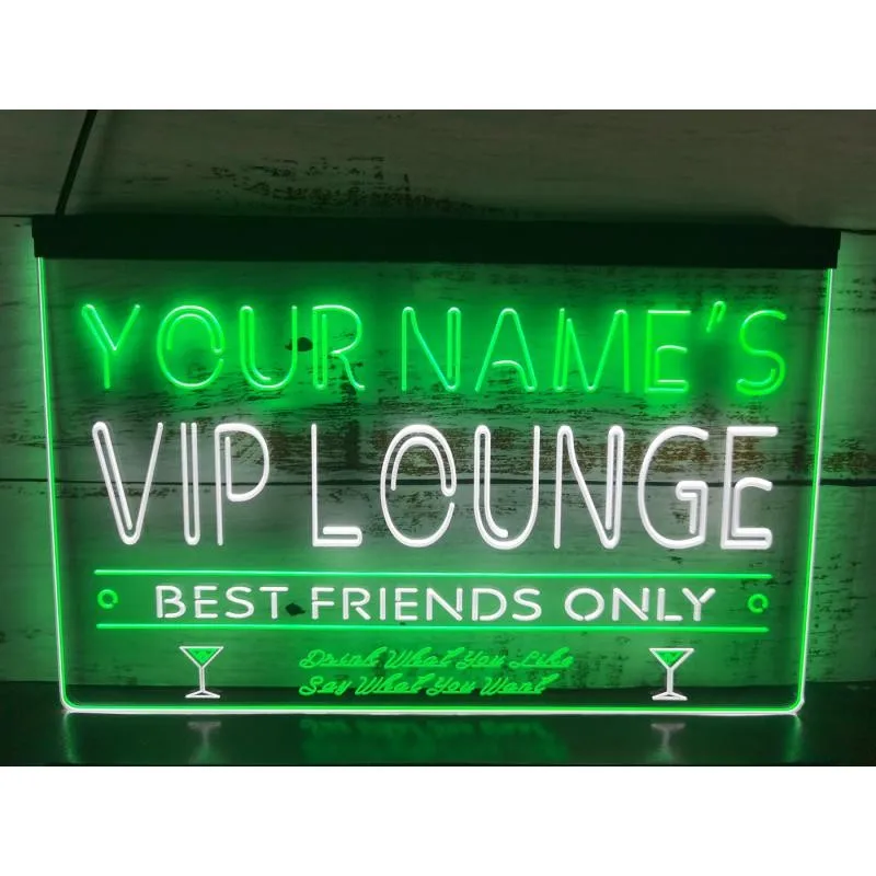

Именной персонализированный VIP-лаунж, лучшие друзья, только бар, пиво, двухцветный светодиодный неоновый знак
