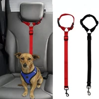dog stuff practical dog cat lead harness strap dog stroller travel seat clip cat carrier leash belt pet car safety adjustable