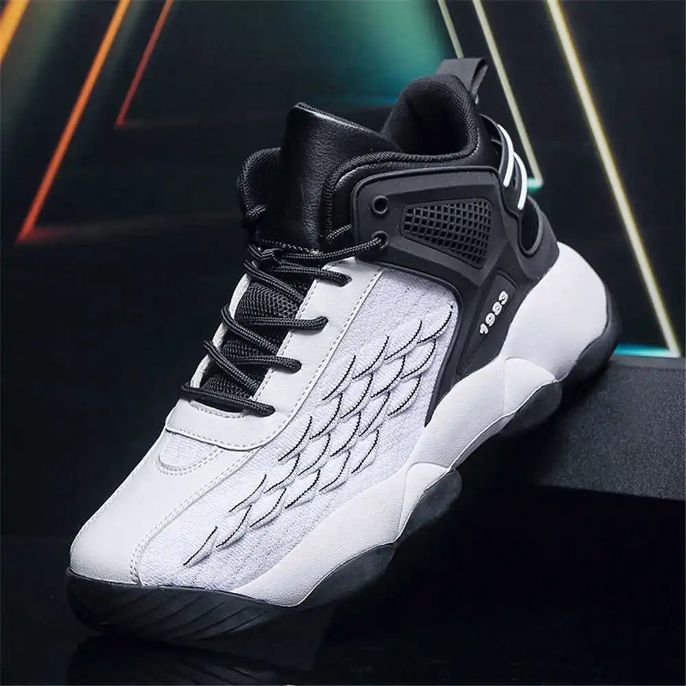 Stockings Thick Sole Hightop Sneakers Men White Ankle Boots Man Shoes Brown Tennis Sport Wholesale Genuine Brand Due To