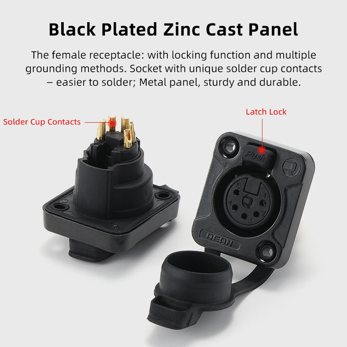 Уличная водонепроницаемая розетка для микрофона усилителя микшера кабеля