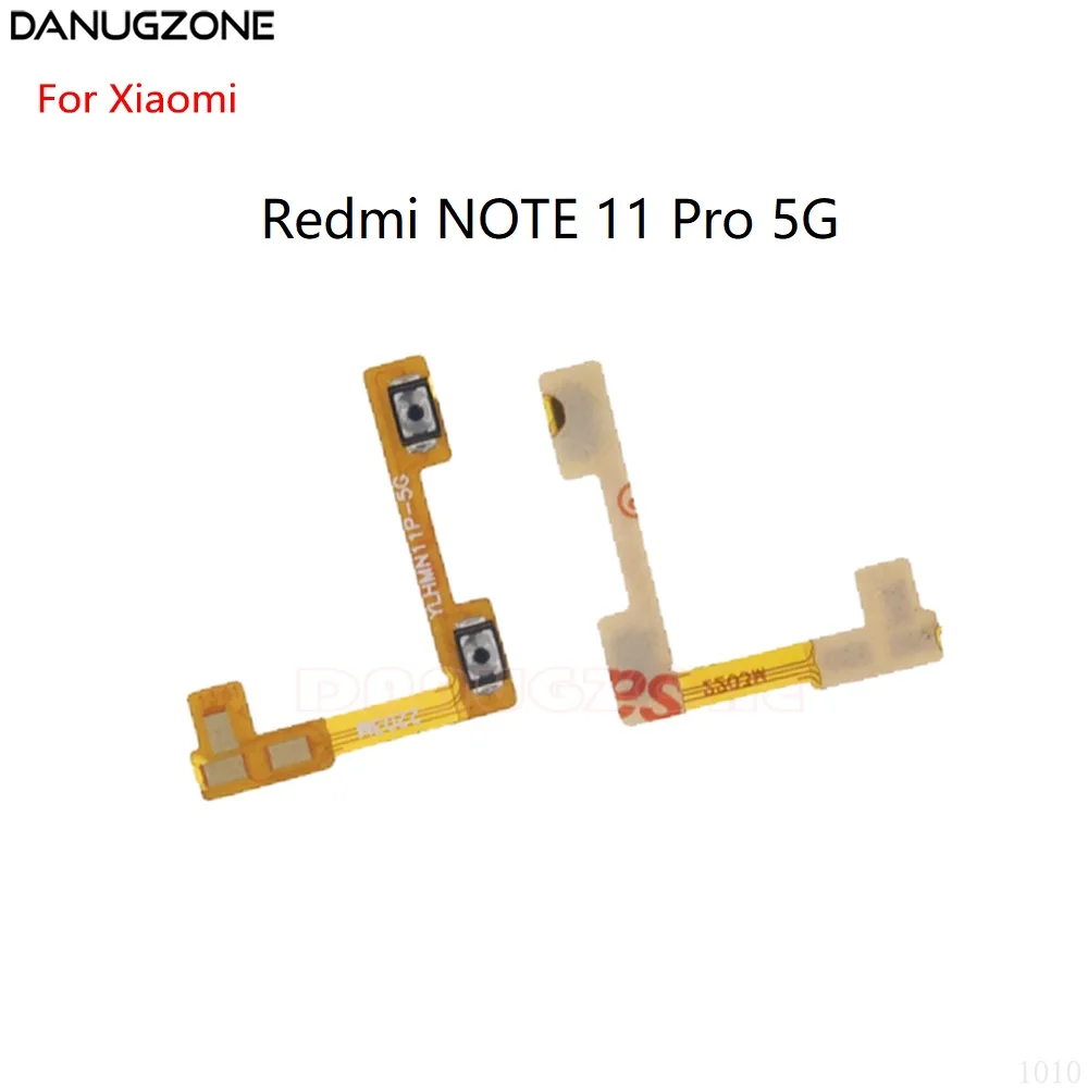 Volume Button Switch Mute On / Off Flex Cable For Xiaomi Redmi NOTE 11 Pro 5G