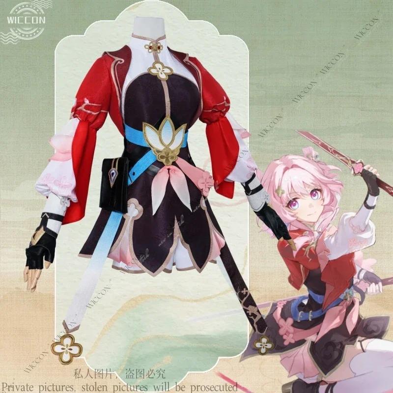 Honkai: Star Rail Аниме-игра 7 марта Косплей Костюм Парик Обувь Фехтовальщик Альянс