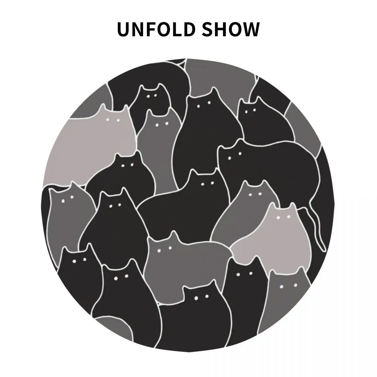 Забавная скатерть в виде черной кошки много кошек Дешевая современная для стола