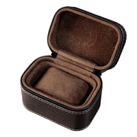 watch storage box single simple portable travel box high end leather universal jewelry box shock proof and pressure resistant