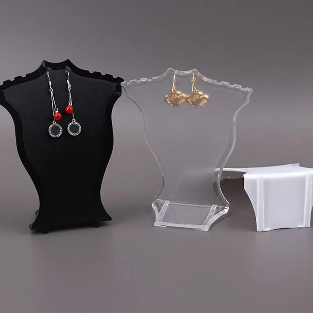

Plastic Exhibition Jewelry Shelf Necklace Holder Pendant Earrings Display Stand Photography Props