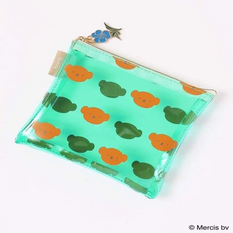 Kawaii Miffy Rabbit мультяшная квадратная водонепроницаемая сумка для хранения макияжа