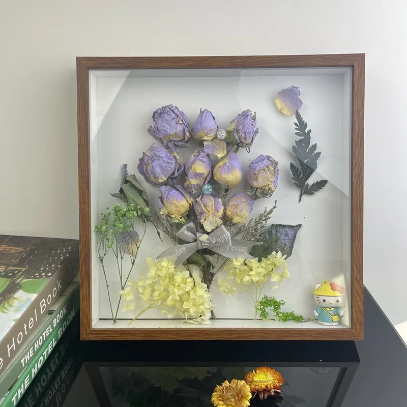 

1701liyou Simple wooden picture frame table 5 "6" 7 "8" 10 "A4 creative Chinese mounted wall picture frame