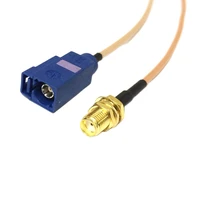 gps antenna extension cable fakra c female jack to sma male female pigtail adapter rg316 15cm 30cm50cm wholesale new