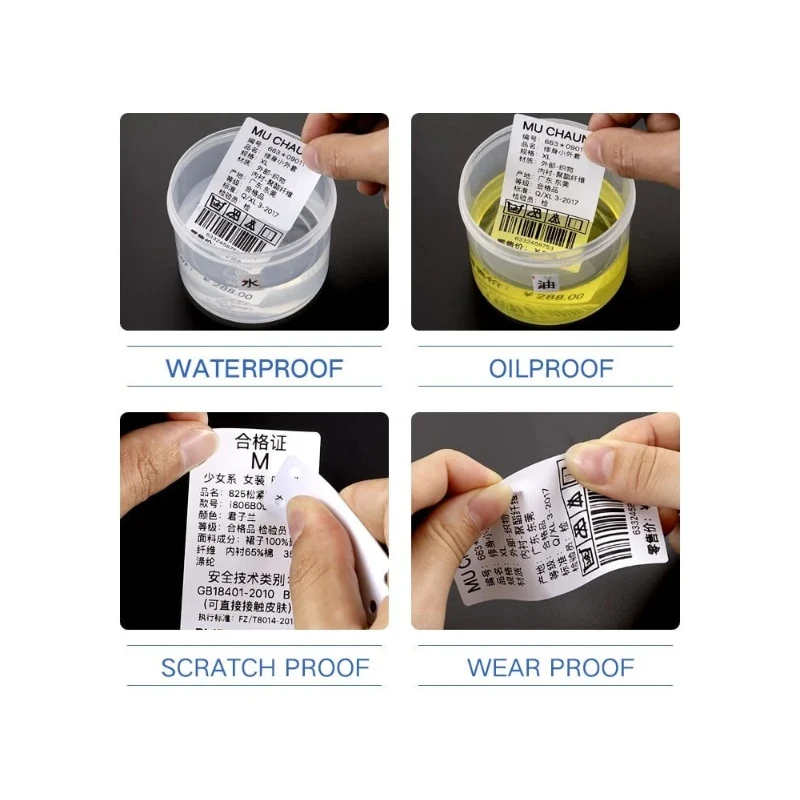 Белая бумажная лента для этикеток Niimbot B1 B21 B203 40*30 мм 50*30 Мбит/с