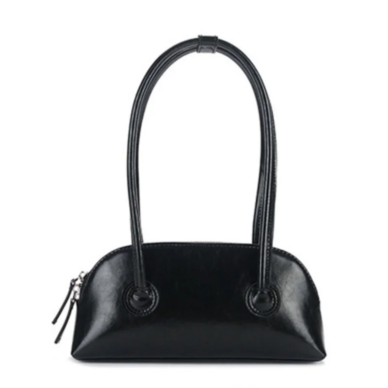 

Designer New women's bag summer candy color underarm bag retro oil wax skin stick bag women handbag