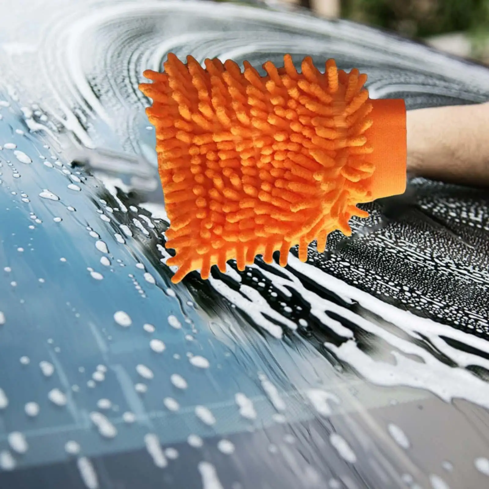 

Car Wash Mitts Chenille Professional Detailing Brush Reusable Scratch Free for Car Cleaning Interior Exterior Car Wash