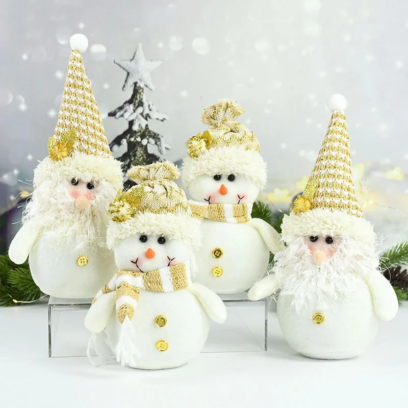 

Рождественские подвесные украшения в виде снеговика без лица, куклы, рождественской елки, Рождественское украшение для дома, рождественски...
