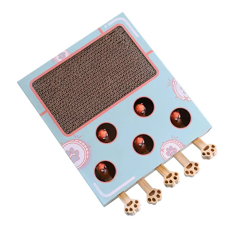 

Cat Puzzle Toy 3 In 1 Interactive Cat Toys Enrichment Toys For Indoor Cats Catch Mice Toy With Scratch Pad Spring Toys Fun Toys