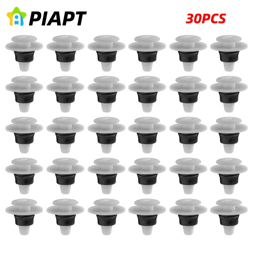 

30 шт. 357853586D 701853585 357853585 зажимы для молдинга боковой части кузова автомобиля для VW Volkswagen Passat Golf II Jetta