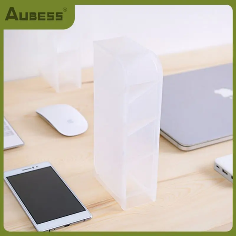 

Матовая подставка для карандашей из полипропилена, настольные школьные принадлежности со скошенной вставкой, 4 отделения