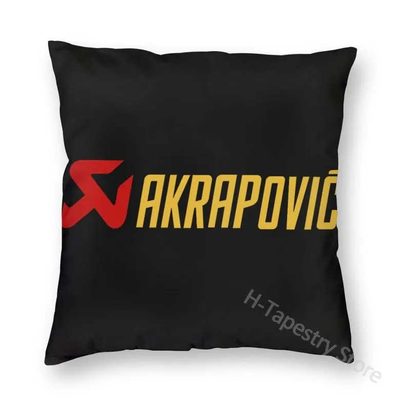 

45x45cm Akrapovics Pillowcase Car Home Decoration Cushion Cover Sofa Living Room Bedroom Decoration Pillowcase