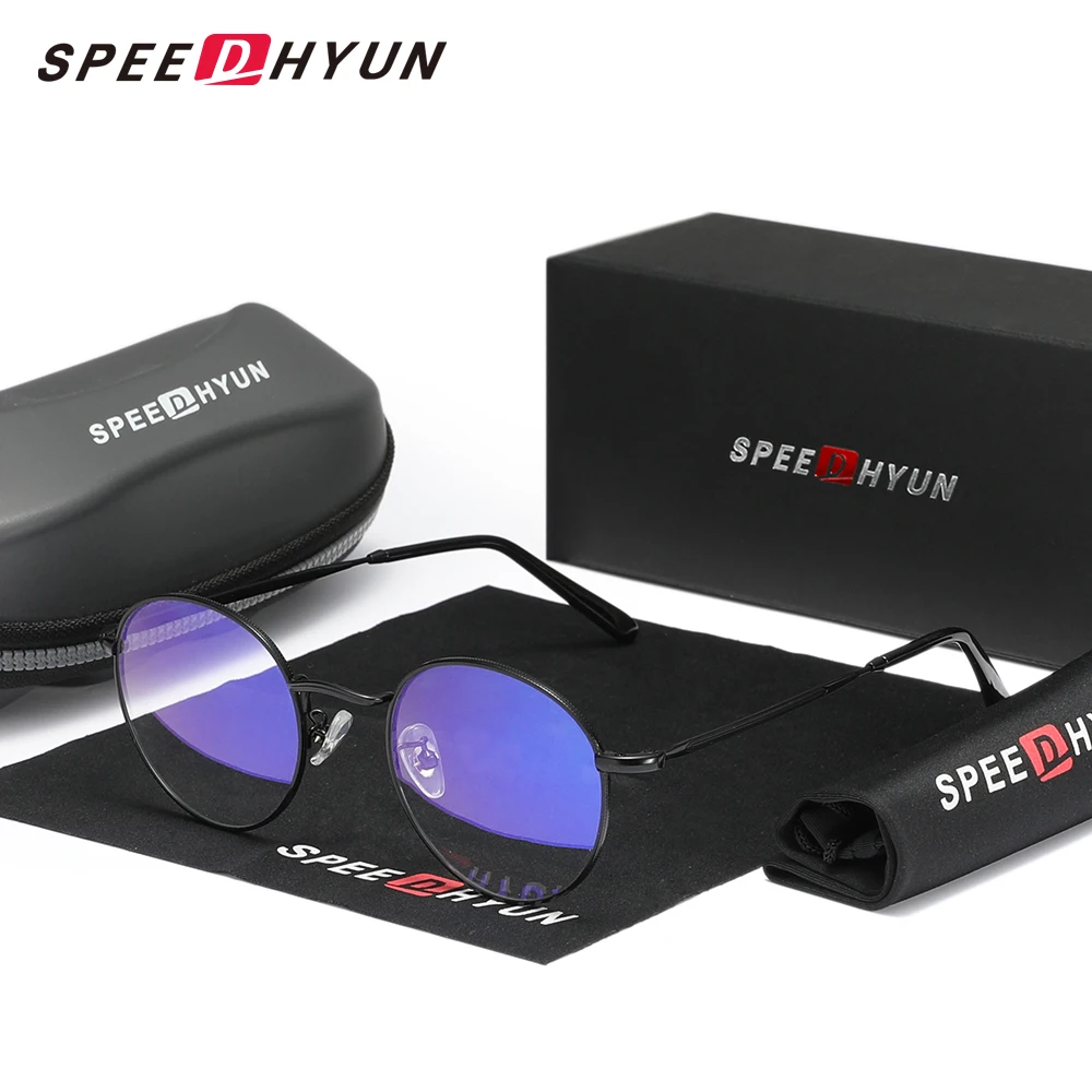 SPEEDHYUN круглые антибликовые очки