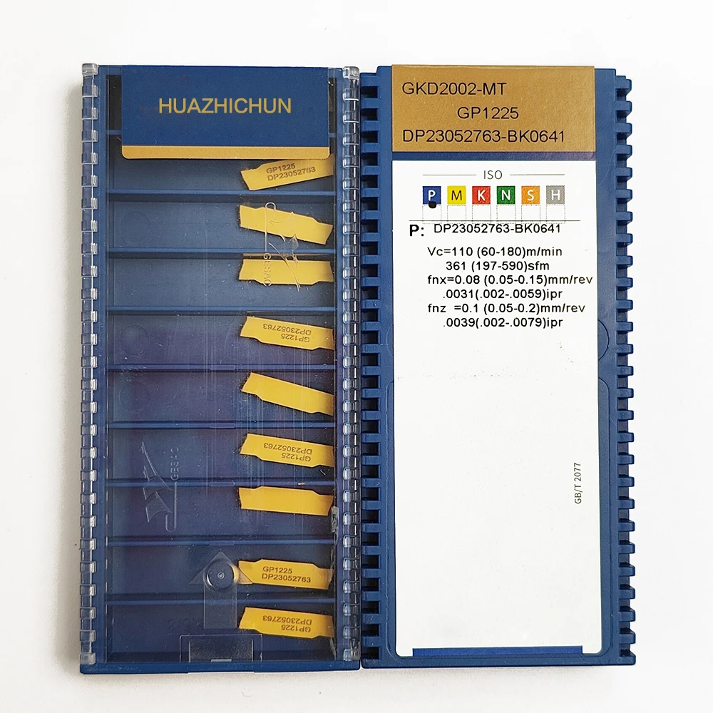 HUAZHICHUN GKD2002-MT GP1225 Твердосплавные вставки Фреза Инструмент