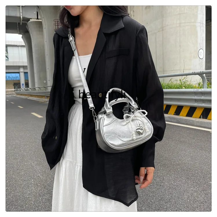 Красная летняя новая Премиум Сумка в стиле ретро подходящая ко всему стильная