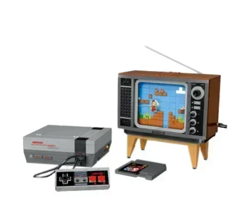 Фото В наличии 2651 шт. Super NES ТВ игровая консоль 71374 модель Moc модульные строительные блоки кирпичи фигурки развивающие детские игрушки подарки №3