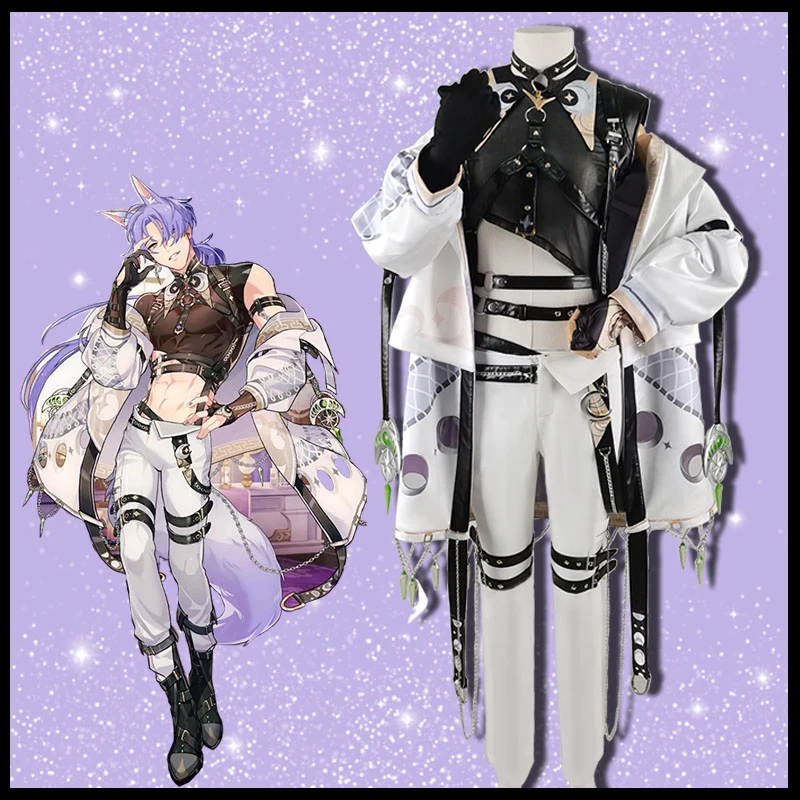 

COS-KiKi Nu: Carnival Kuya Game Suit Sexy Slim Uniform Gorgeous Cosplay Costume Halloween Party Role Play Outfit Men S-XXL