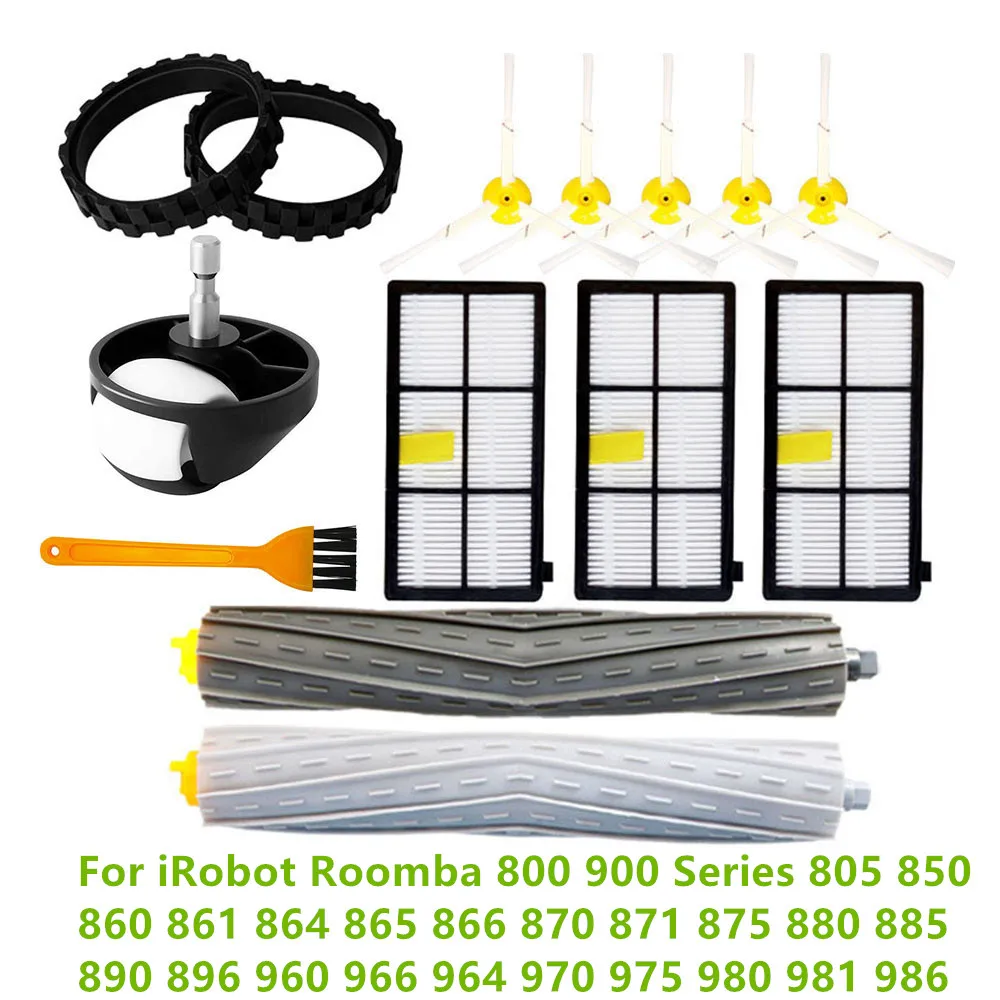

Универсальное колесо основной боковой щетки фильтра Hepa для iRobot Roomba 800 900 серии 850 860 870 876 880 886 890 896 960 970 974 980 985