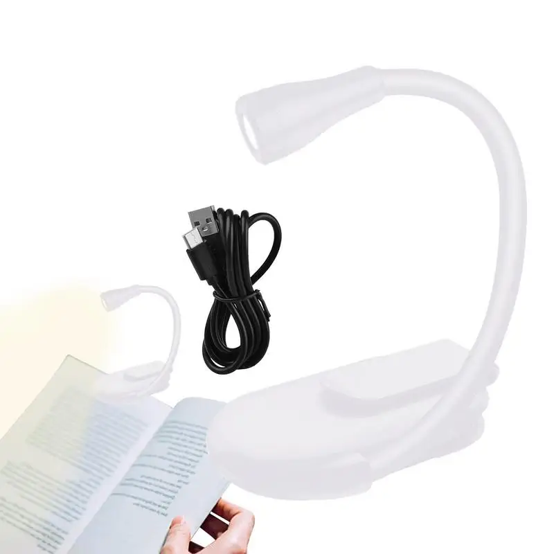 

Book Reading Light Mini Portable Reading Light Clip USB Charging Model Light With Stand And Clip For Home Travel Outdoor