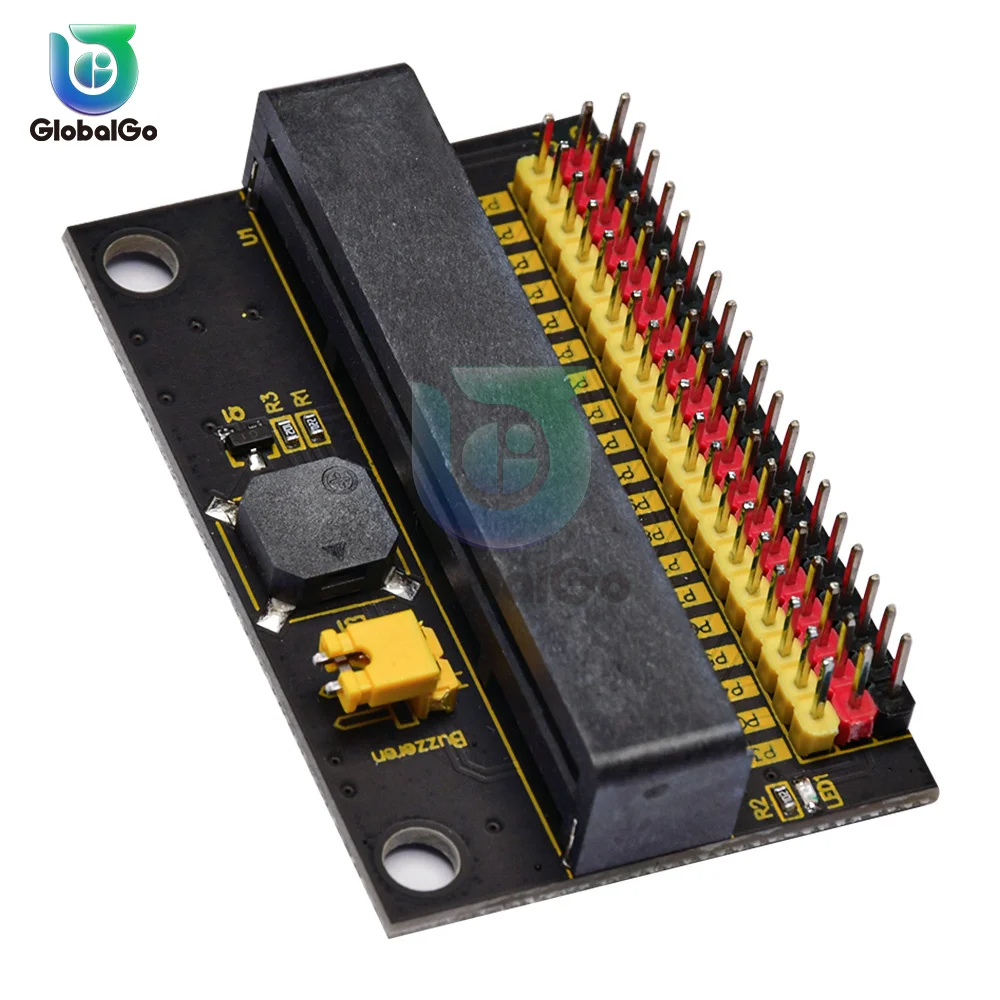 

Плата расширения Micro Bit со светодиодным индикатором работы, Коммуникационный или SPI модуль программирования IO BIT, горизонтальный адаптер