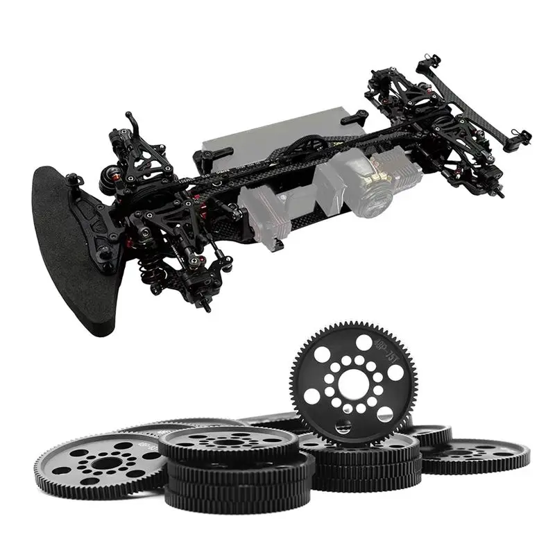 Фото ABRN-4PCS 48P Шестерня главная (87T+88T+89T+90T) универсальная для 3Racing Sakura S XI XIS CS D4 D5 1/10 RC, запчасти для тюнинга №3