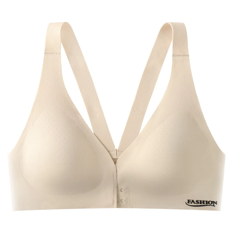 

The New Front Row Buckle Gathers The Pair of Beautiful Back Comfortable No Trace No Steel Ring Ultra-thin Underwear Women Bra