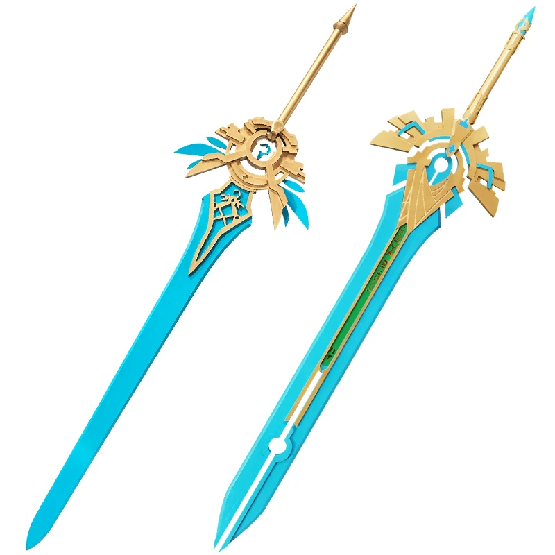 

Genshin Impact косплей меч гордость неба бритва Chongyun разбавленный Косплей Хэллоуин фотография