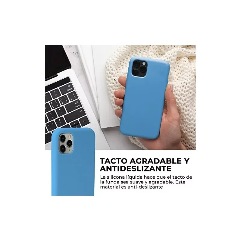 

NEW2023 Silicone Case 11 Pro blue surfer | Librephonia