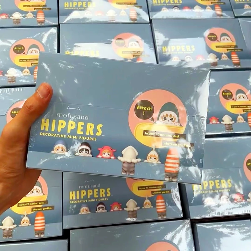 Sonny Angel Mofusand Hippers слепая коробка вечерние милые куклы Mystery Box удивленные коробки