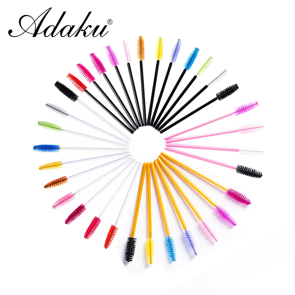 

50 шт., одноразовые кисточки для наращивания ресниц