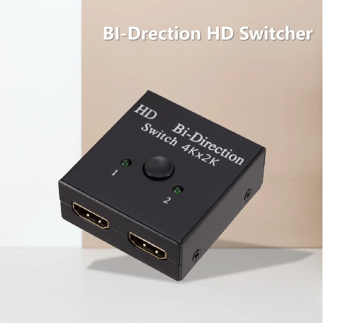 2 порта HDMI-совместимый 2,0 переключатель 4K 60 Гц 2x1x2 двунаправленный переключатель KVM переключатель 4K x 2K 3D HD 2 входа 1 выход разделитель