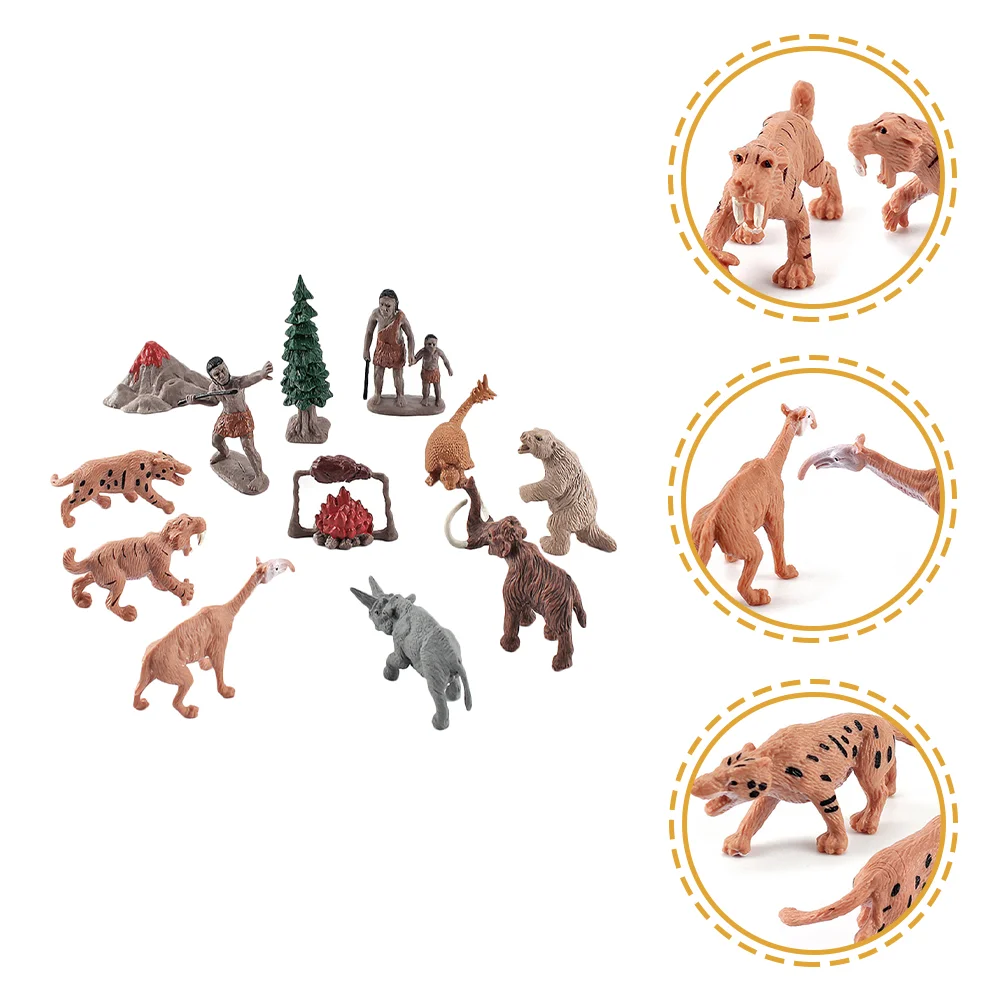 

Human Primitive Prehistoric People Toys Mini Models Figurines Man Table Sand Living Miniature Garden Lifelike Toy Life Statue