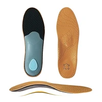leather orthotic insole for shoes flat feet arch support orthopedic shoes sole insoles for men and womens shoes pads foot care
