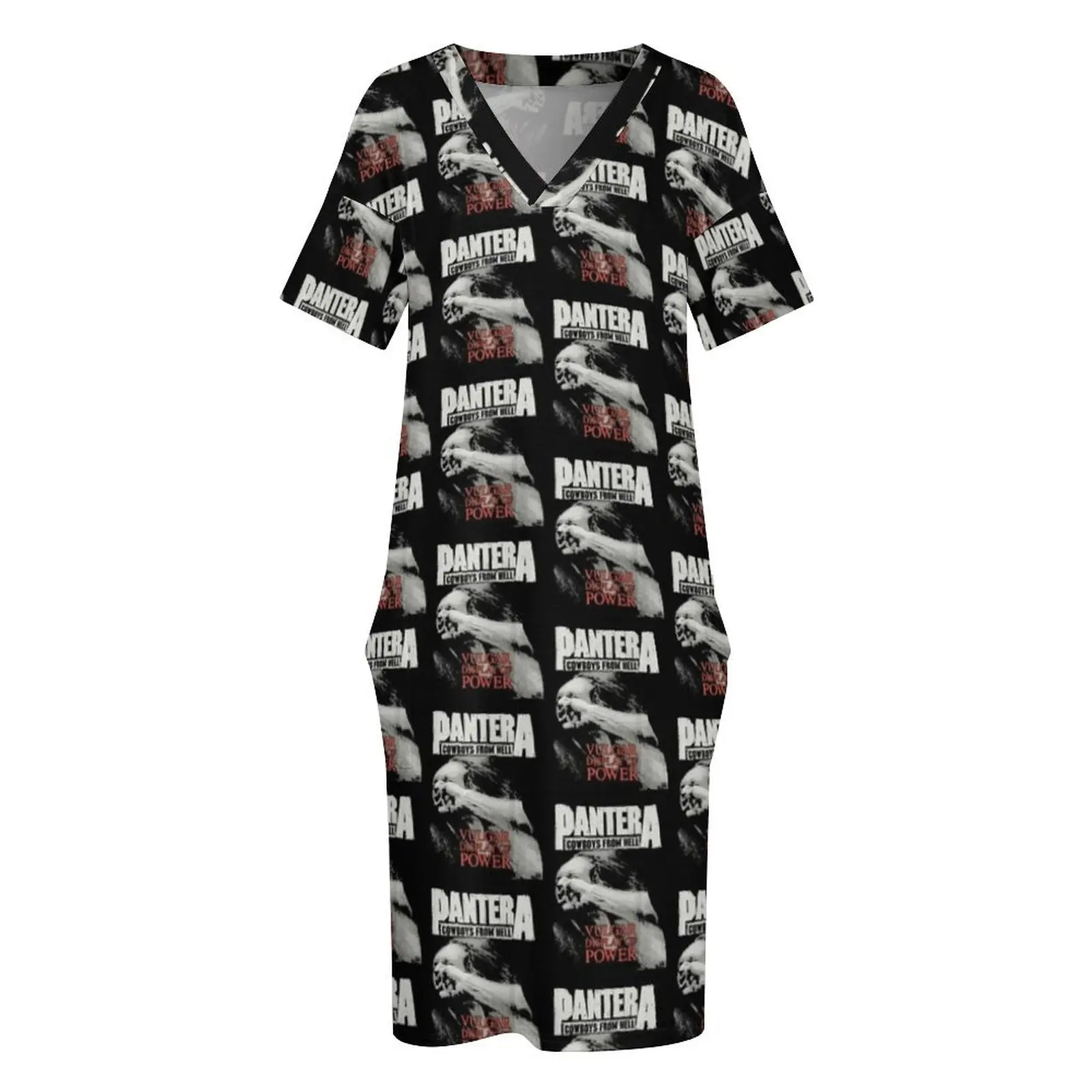 Женское вечернее платье mvdskfwe роскошное свободное с карманами милым узором для