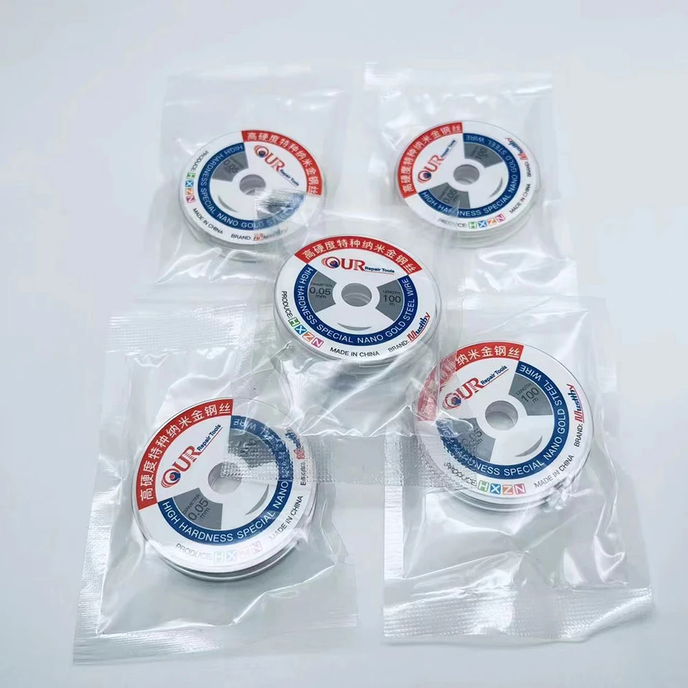 10 шт. Musttby высокопрочная Обрезка проволоки из Золотой стали для iPhone LCD OLED