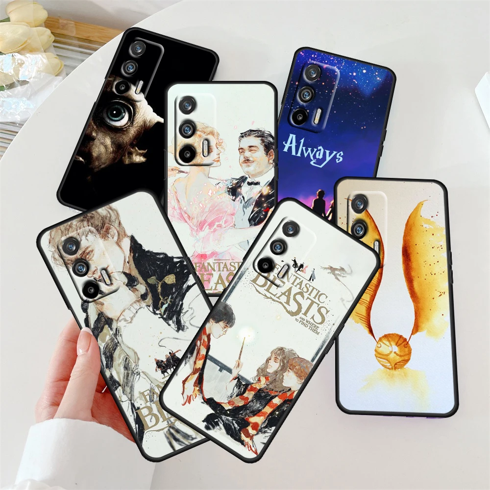 

Magic Harrys Potters For OPPO Reno 9 8 7Z 6 5 4Z 2Z 5X X3 X2 Lite Pro SE Neo 4G 5G Soft Black Phone Case