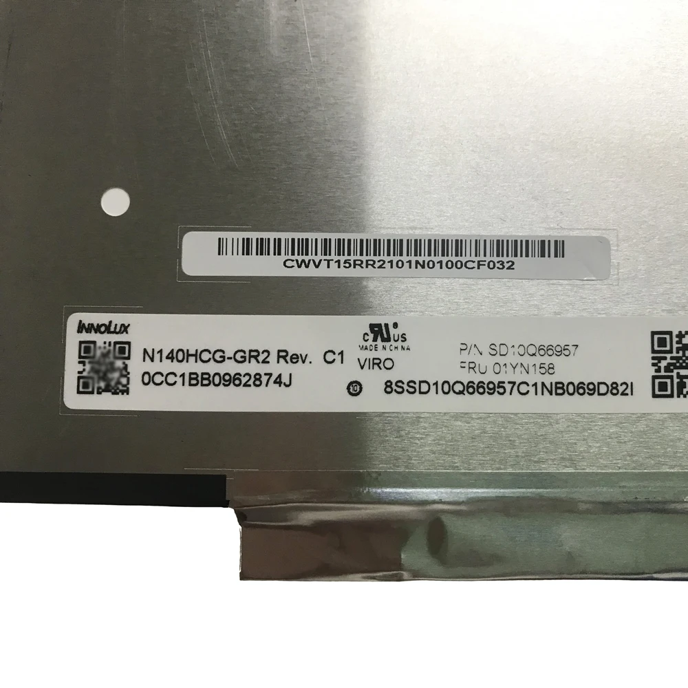 Тонкая матричная панель IPS 14 0 дюйма N140HCG-GQ2 N140HCG-GR2 EDP 30 контактов FHD 1920x1080 ЖК-экран