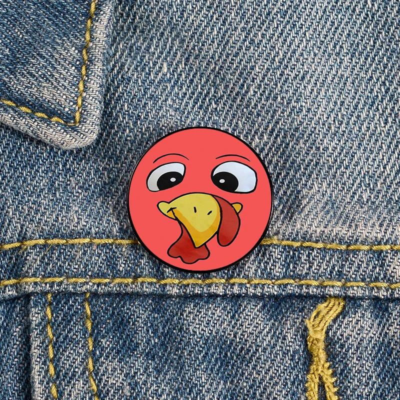 Женская Брошь в виде индейки на День Благодарения |