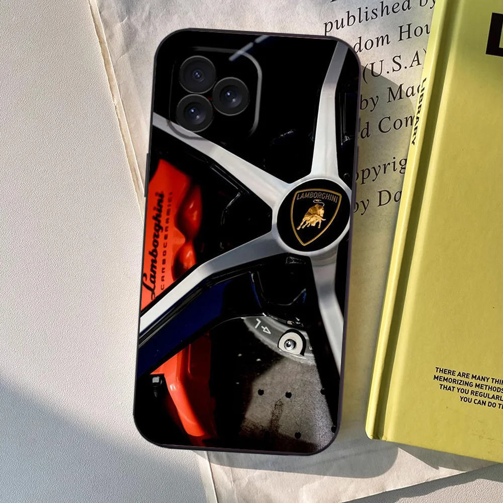 Роскошный автомобильный чехол для телефона L-Lambors G-Ghinis Samsung A03 A04 A05 S A13 A34 A53 4G 5G S22 S23
