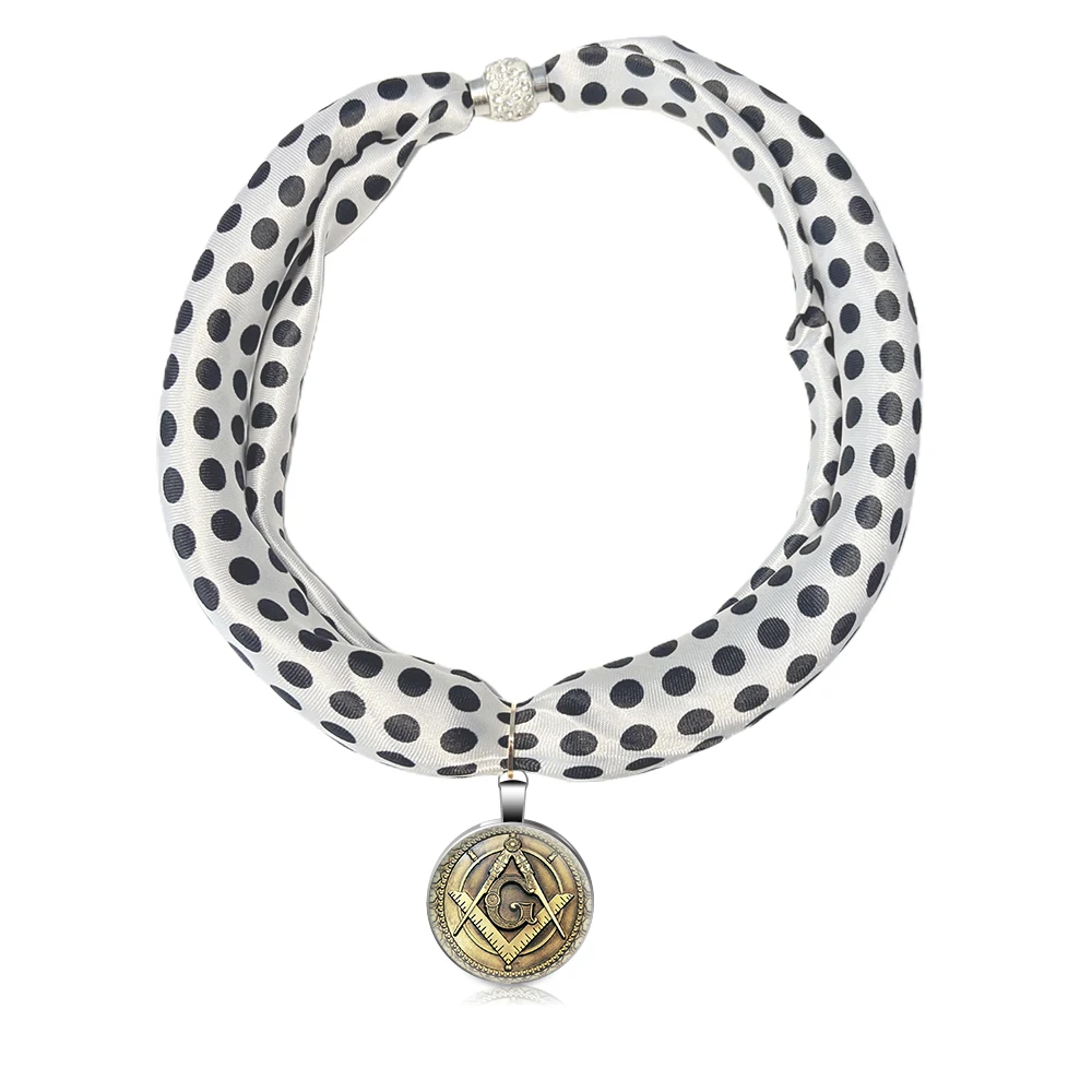 

Дизайнерское ожерелье, шарф с подвеской, женский шейный платок в богемном стиле, фуляр, Женские аксессуары, хиджаб, подарок для мастерской