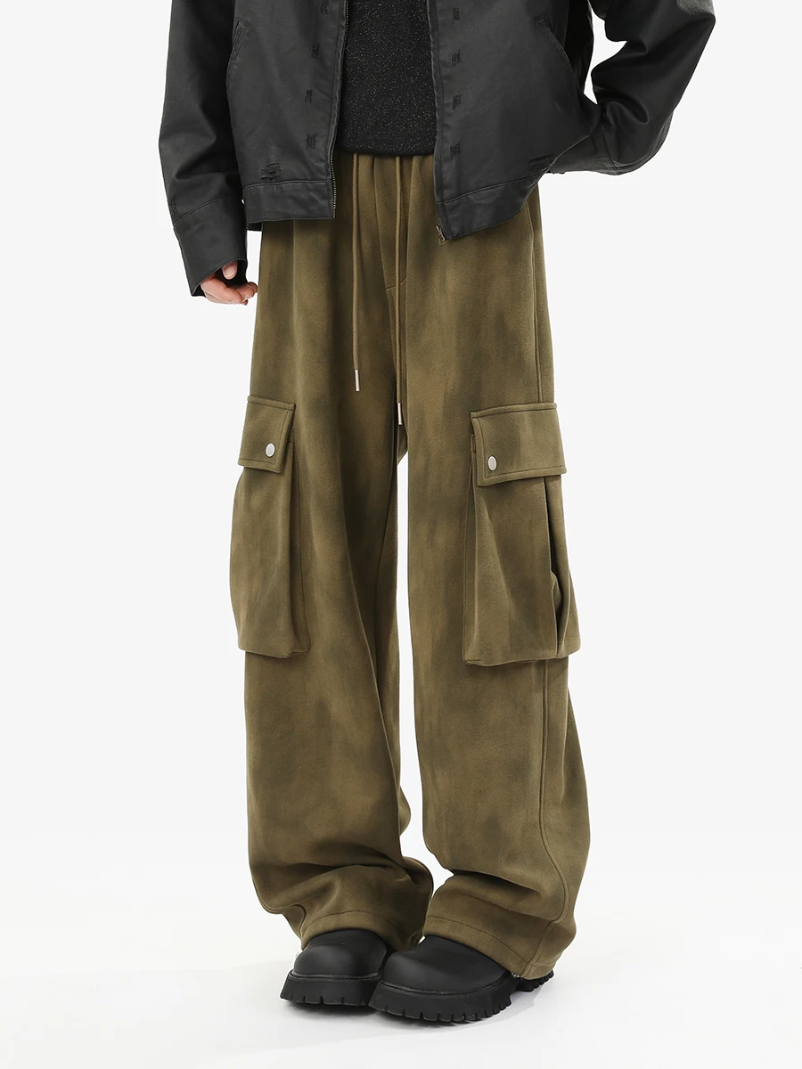 Xwwf американские брюки мужские осенние модные брендовые потертые камуфляжные