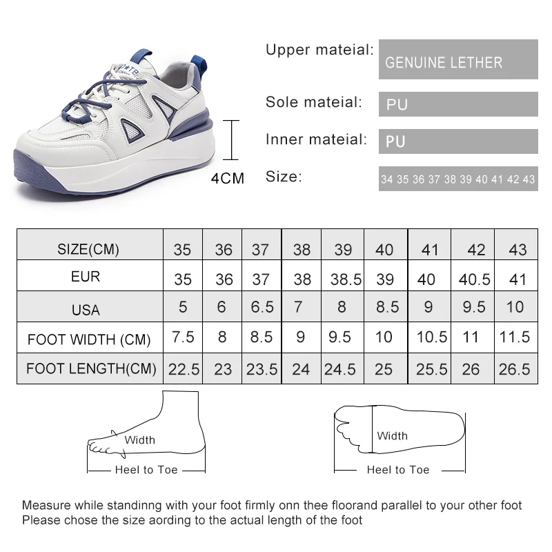 AIYUQI Genuine Leather Platform Sneakers Women 2023 New Sneakers Women Spring Light Breathable Women Casual Shoes