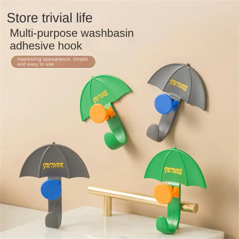 

Toilet Washbasin Hook Toilet Non-perforated Washbasin Storage Rack Hanger Seamless Sticky Hook Wall Hanging Light Luxury